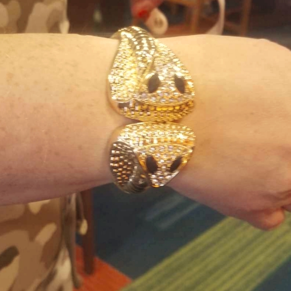 - New Snake bangle bracelet - Gold